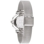 Tommy Hilfiger Pippa 1782149 35mm Women's Quartz Watch – Navy Blue Sunray & Silver Stainless Steel Mesh Bracelet