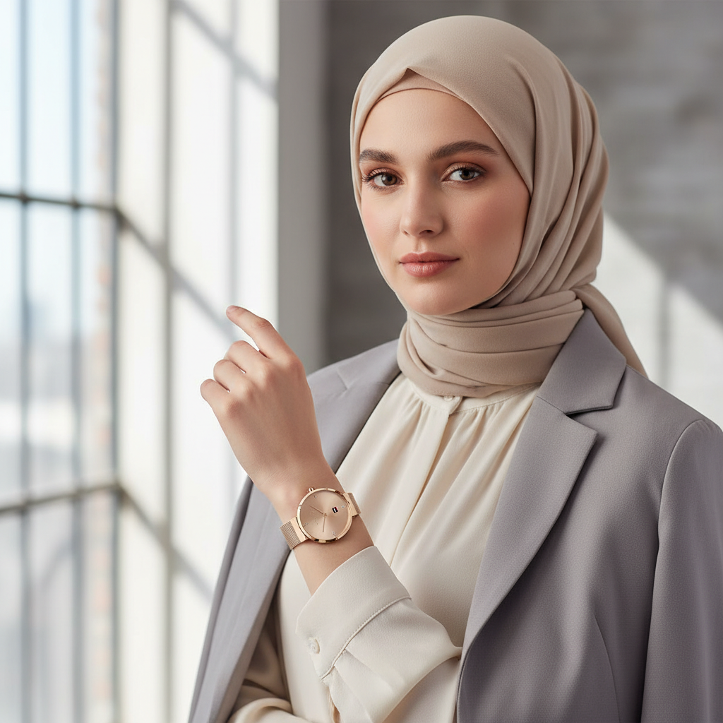 Tommy Hilfiger Liberty 1782218 35mm Women's Quartz Watch – Rose Gold Sunray & Rose Gold Stainless Steel Mesh Bracelet