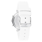 Tommy Hilfiger Ivy 1782342 38mm Women's Multi-Function Watch – White Sunray & White Rubber Strap