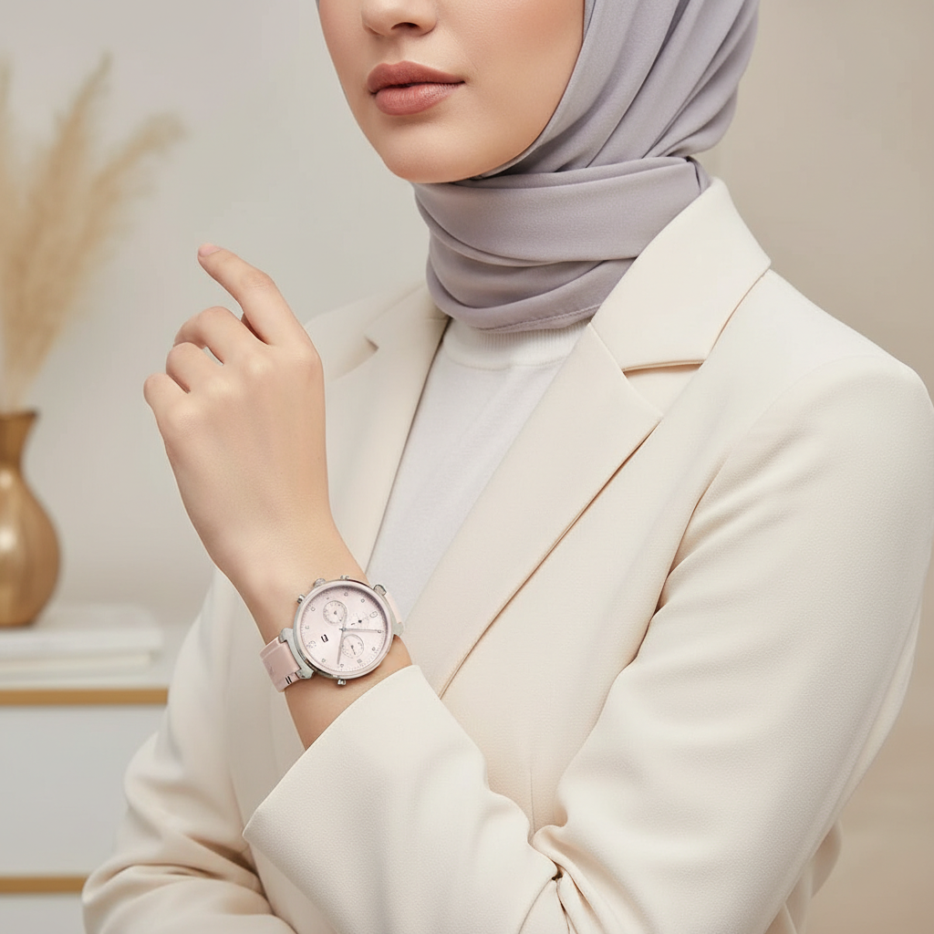 Tommy Hilfiger Lori 1782343 38mm Women's Quartz Watch – Pink Sunray & Pink Rubber Strap
