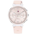 Tommy Hilfiger Lori 1782343 38mm Women's Quartz Watch – Pink Sunray & Pink Rubber Strap