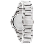 Tommy Hilfiger Kennedy 1782384 38mm Women's Multi-Function Watch – Silver Sunray & Silver Stainless Steel Bracelet