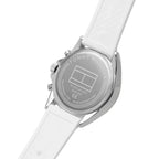 Tommy Hilfiger Kennedy 1782388 38mm Women's Multi-Function Watch – White & White Rubber Strap