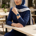 Tommy Hilfiger Kennedy 1782389 38mm Women's Multi-Function Watch – Navy Blue & Navy Blue Rubber Strap