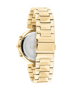 Tommy Hilfiger Kennedy 1782392 38mm Women's Multi-Function Watch – Gold Sunray & Gold Stainless Steel Bracelet