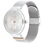 Tommy Hilfiger Lidia 1782537 40mm Women's Multi-Function Watch – Silver Sunray & Silver Stainless Steel Mesh Bracelet