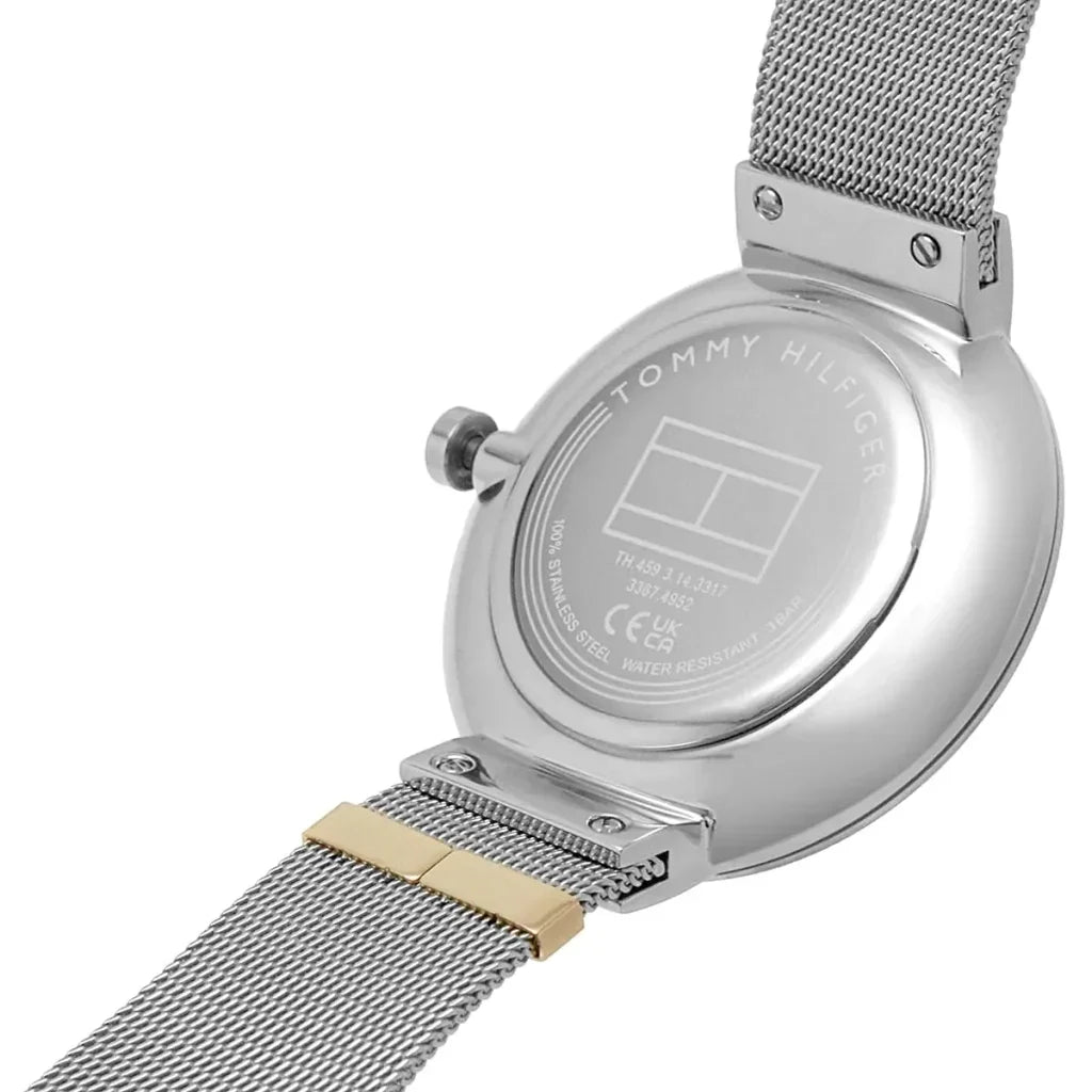 Tommy Hilfiger Lidia 1782537 40mm Women's Multi-Function Watch – Silver Sunray & Silver Stainless Steel Mesh Bracelet