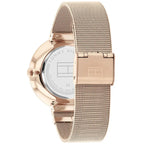 Tommy Hilfiger Lidia 1782538 40mm Women's Multi-Function Watch – Rose Gold Sunray & Rose Gold Stainless Steel Mesh Bracelet