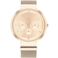 Tommy Hilfiger Lidia 1782538 40mm Women's Multi-Function Watch – Rose Gold Sunray & Rose Gold Stainless Steel Mesh Bracelet