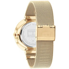 Tommy Hilfiger Lidia 1782539 40mm Women's Multi-Function Watch – Gold Sunray & Gold Stainless Steel Mesh Bracelet