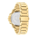 Tommy Hilfiger Ari 1782614 38mm Women's Multi-Function Watch – Dark Green Sunray & Gold Stainless Steel Bracelet