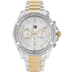 Tommy Hilfiger Brooklyn 1782615 38mm Women's Multi-Function Watch – Silver & Two-Tone Stainless Steel Bracelet