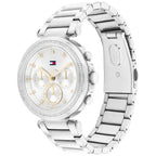 Tommy Hilfiger Emily 1782701 38mm Women's Multi-Function Watch – Silver & Silver Stainless Steel Bracelet