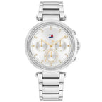 Tommy Hilfiger Emily 1782701 38mm Women's Multi-Function Watch – Silver & Silver Stainless Steel Bracelet