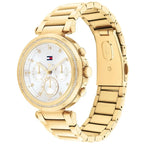 Tommy Hilfiger Emily 1782703 38mm Women's Multi-Function Watch – Silver & Gold Stainless Steel Bracelet