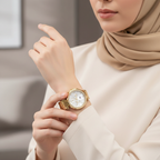 Tommy Hilfiger Emily 1782703 38mm Women's Multi-Function Watch – Silver & Gold Stainless Steel Bracelet