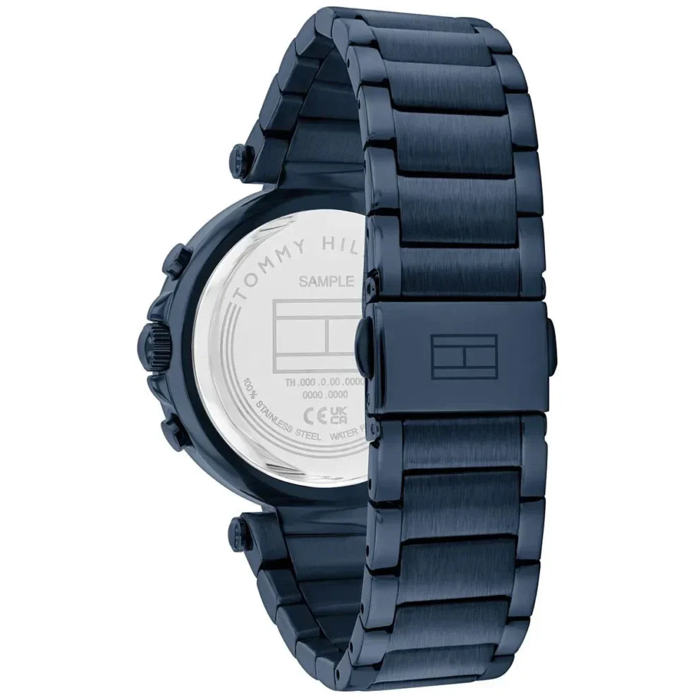 Tommy Hilfiger Emily 1782704 38mm Women's Multi-Function Watch – Navy Sunray & Navy Blue Stainless Steel Bracelet