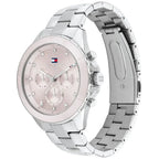 Tommy Hilfiger Mellie 1782706 40mm Women's Multi-Function Watch – Pink Sunray & Silver Stainless Steel Bracelet