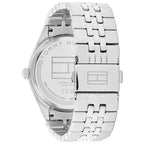 Tommy Hilfiger Monica 1782714 38mm Women's Multi-Function Watch – Light Blue Semi-Skeleton & Silver Stainless Steel Bracelet