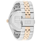 Tommy Hilfiger Monica 1782716 Women's Multi-Function Watch – Grey Semi-Skeleton & Two-Tone Stainless Steel Bracelet