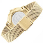 Tommy Hilfiger Pippa 1782728 35mm Women's Quartz Watch – Gold Sunray & Gold Stainless Steel Mesh Bracelet