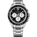 Tommy Hilfiger Luke 1791120 47mm Men's Multi-Function Watch – Black & Silver Stainless Steel Bracelet