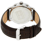 Tommy Hilfiger Keagan 1791290 44mm Men's Multi-Function Watch – Blue & Brown Genuine Leather Strap