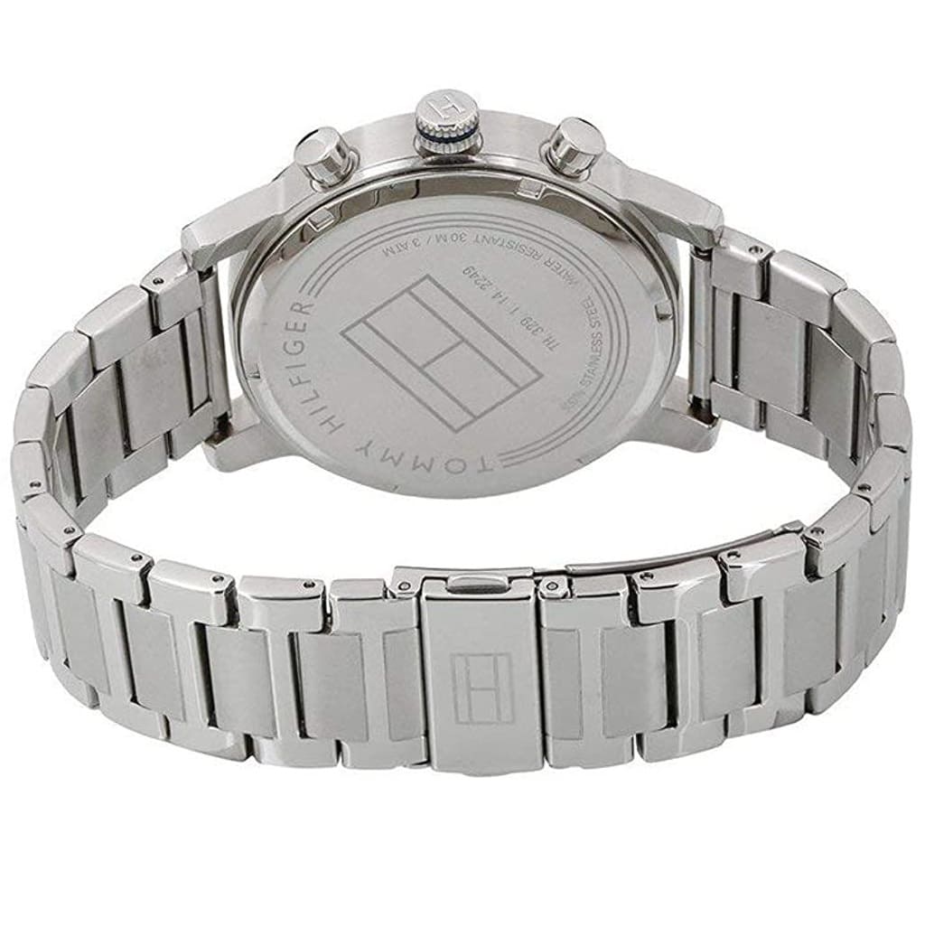 Tommy Hilfiger Kane 1791397 44mm Men's Multi-Function Watch – Grey & Silver Stainless Steel Bracelet