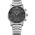Tommy Hilfiger Kane 1791397 44mm Men's Multi-Function Watch – Grey & Silver Stainless Steel Bracelet