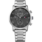 Tommy Hilfiger Kane 1791397 44mm Men's Multi-Function Watch – Grey & Silver Stainless Steel Bracelet