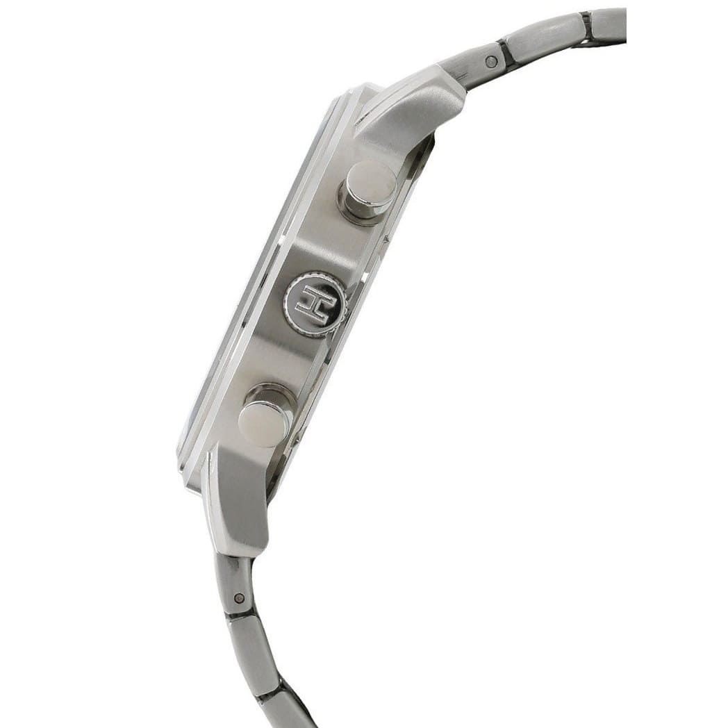 Tommy Hilfiger Kane 1791397 44mm Men's Multi-Function Watch – Grey & Silver Stainless Steel Bracelet