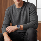 Tommy Hilfiger Landon 1791534 44mm Men's Multi-Function Watch – Blue & Silver Stainless Steel Bracelet