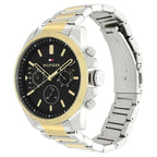 Tommy Hilfiger Decker 1791559 46mm Men's Multi-Function Watch – Black & Silver Stainless Steel Bracelet