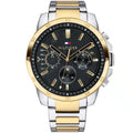 Tommy Hilfiger Decker 1791559 46mm Men's Multi-Function Watch – Black & Silver Stainless Steel Bracelet