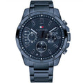 Tommy Hilfiger Decker 1791560 46mm Men's Multi-Function Watch – Blue & Blue Stainless Steel Bracelet