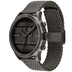 Tommy Hilfiger Icon 1791597 40mm Men's Multi-Function Watch – Grey Dual-Time & Grey Stainless Steel Mesh Bracelet
