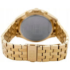 Tommy Hilfiger West 1791708 44mm Men's Multi-Function Watch – Black & Gold Stainless Steel Bracelet