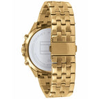 Tommy Hilfiger West 1791708 44mm Men's Multi-Function Watch – Black & Gold Stainless Steel Bracelet