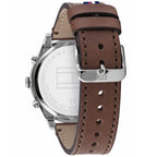 Tommy Hilfiger Ashton 1791741 44mm Men's Multi-Function Watch – Blue & Brown Genuine Leather Strap