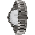 Tommy Hilfiger Jameson 1791796 46mm Men's Multi-Function Watch – Blue & Gunmetal Stainless Steel Bracelet