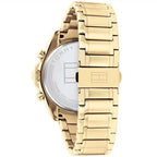 Tommy Hilfiger Parker 1791834 44mm Men's Multi-Function Watch – Blue & Gold Stainless Steel Bracelet