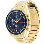 Tommy Hilfiger Parker 1791834 44mm Men's Multi-Function Watch – Blue & Gold Stainless Steel Bracelet