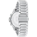 Tommy Hilfiger Aiden 1791857 45mm Men's Multi-Function Watch – Grey Textured & Silver Stainless Steel Bracelet