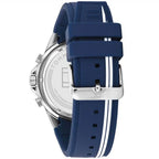 Tommy Hilfiger Aiden 1791859 45mm Men's Multi-Function Watch – Blue & Blue Silicone Strap