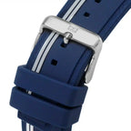 Tommy Hilfiger Aiden 1791859 45mm Men's Multi-Function Watch – Blue & Blue Silicone Strap