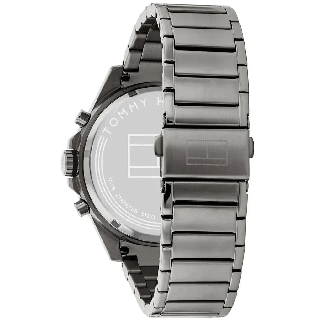 Tommy Hilfiger Max 1791975 44mm Men's Multi-Function Watch – Grey & Grey Stainless Steel Bracelet