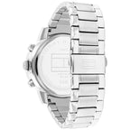 Tommy Hilfiger Troy 1792106 46mm Men's Multi-Function Watch – Black & Silver Stainless Steel Bracelet