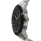 Tommy Hilfiger Troy 1792106 46mm Men's Multi-Function Watch – Black & Silver Stainless Steel Bracelet