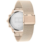 Tommy Hilfiger Blake 1782303 38mm Women's Multi-Function Watch – Gold Sunray & Gold Stainless Steel Mesh Bracelet
