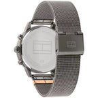 Tommy Hilfiger Blake 1782304 38mm Women's Multi-Function Watch – Grey Sunray & Grey Stainless Steel Mesh Bracelet